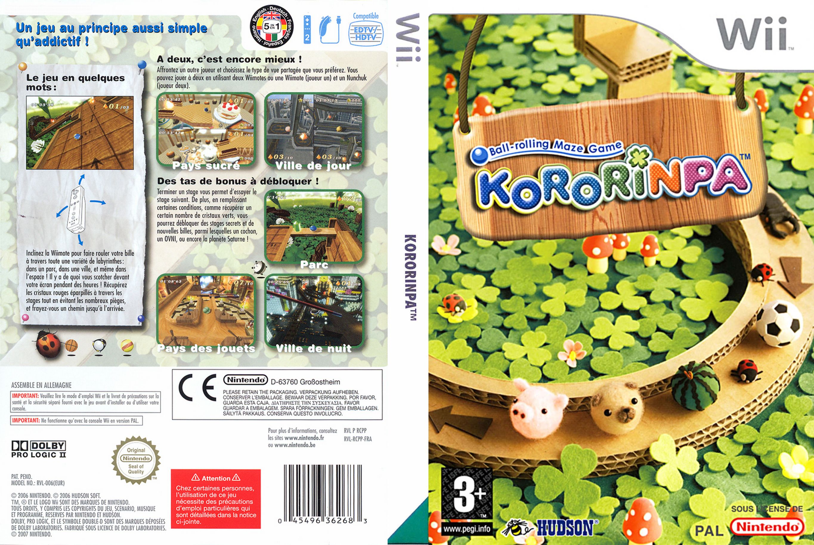 kororinpa wii tableau